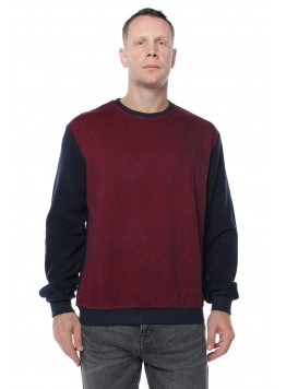 Bluza barbateasca, groasa, Steelway, Grena&Bleumarin